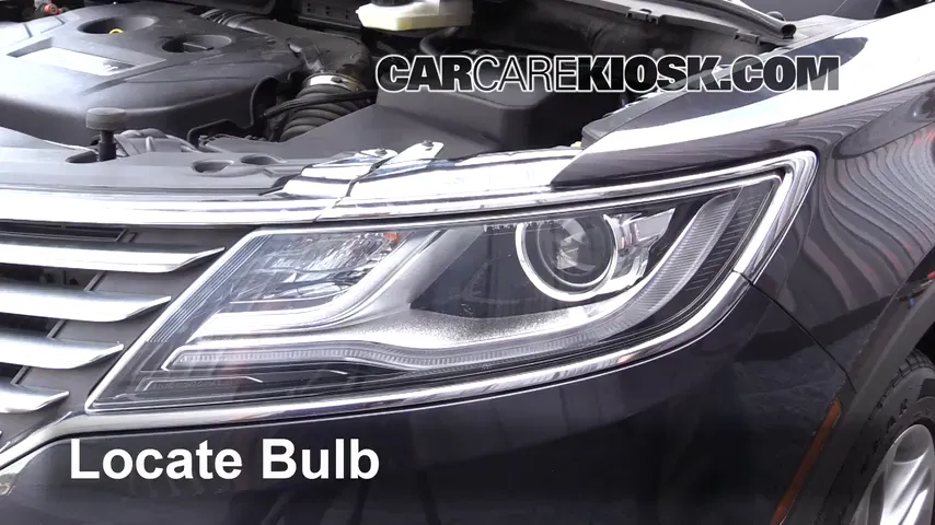 2015 Lincoln MKC 2.0L 4 Cyl. Turbo Luces Faro delantero (reemplazar foco)